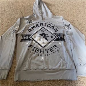 American fighter sweatshirt hoodie